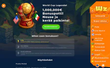 Wazamba Casino — Kampanjasivu, tallennettu kuvakaappaus 15.7.2026